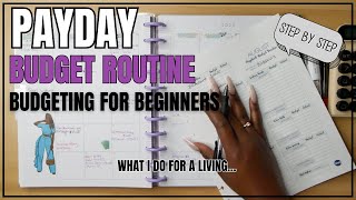 MY PAYDAY ROUTINE  HOW I BUDGET MY BIWEEKLY PAYCHECK  BUDGETING FOR BEGINNERS [upl. by Colwen]