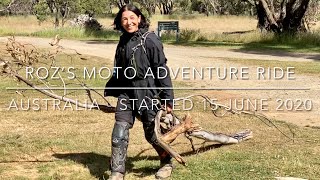 E111  Roz’s Moto Adventure Ride Australia  NSW Cooma Adaminaby Kosciuszko NP Long Plain Road [upl. by Shyamal]