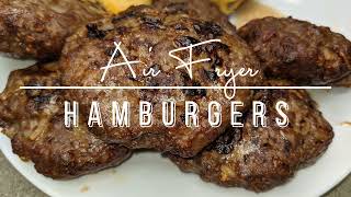 Air Fryer Hamburgers  How to cook hamburgers in the Air Fryer [upl. by Fara]