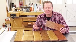 How to Finish Quarter Sawn White Oak and Pop The Figure [upl. by Assehc163]