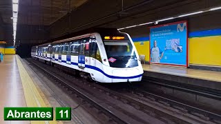 Abrantes L11  Metro de Madrid  Serie 8000 [upl. by Savior470]