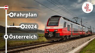 5 Millionen mehr Zugkilometer im nächsten Jahr  Das ist der neue Fahrplan 2024 für Österreich [upl. by Assital]