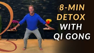 8Min Qi Gong Flow for Detoxing  Natural Detoxification with Traditional Chinese Medicine [upl. by Tawnya]