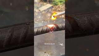 the secret of welding strong rebar that few people know stickwelding welding weld howtowelding [upl. by Isoj]