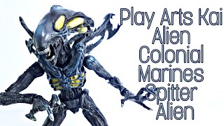 Play Arts Kai Alien Colonial Marines Spitter Alien KOBootleg En Español [upl. by Atinrev642]