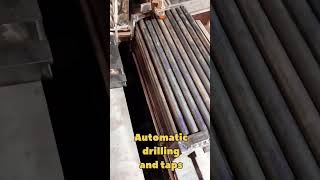 Fully Automatic CNC Setup Shafting Bars Drilling And Threading materialhandling cnc [upl. by Ainaj886]