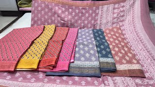 Chickpet Bangalore Wholesale Cotton Sarees  Single Saree Courier Available [upl. by Cirri423]