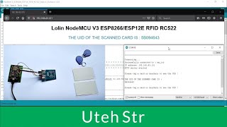 Arduino  NodeMCU ESP8266ESP12E with RFID RC522  UID  ID Scanner [upl. by Arehc]