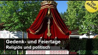 Gedenk und Feiertage  Religiös und politisch  Trailer MedienLB [upl. by Ahk]