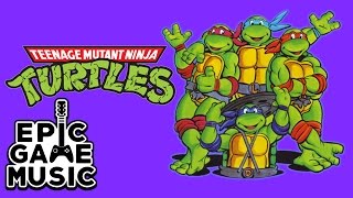 Teenage Mutant Ninja Turtles Intro Animated with Mario Paint audio ft Mike Matei amp Julian Spillane [upl. by Ahseital298]