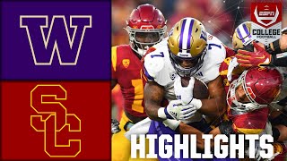 Washington Huskies vs USC Trojans  Full Game Highlights [upl. by Ennovart]