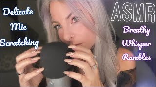 ASMR • Extremely Gentle amp Delicate Mic 🎙 Scratching While I Whisper You To Sleep 😴 [upl. by Asilehs]