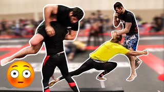 2 WRESTLERS vs 6 BJJ BLUE BELTS  NAGA Charlotte Grappling Championship [upl. by Yelyah]