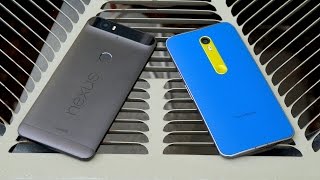 Nexus 6P vs Moto X Pure Edition  Pocketnow [upl. by Yllak]