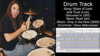 State of Love and Trust Live Pearl Jam • Drum Track [upl. by Nathan]