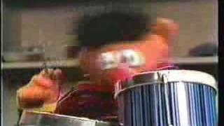 Classic Sesame Street  Ernie and Bert play the drums [upl. by Appolonia298]