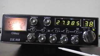 Galaxy DX 959 AMSSB CB Radio Review  Overview by CBradiomagazinecom Tuning locations included [upl. by Nileve]