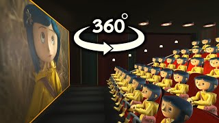 Coraline 360°  CINEMA HALL  4K VR 360 Video [upl. by Ybreh]