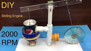 Stirling motor yapımı  Stirling Engine  A dan Z ye STİRLİNG YAPIMI [upl. by Eohce]