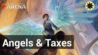 ⚪AGGRO KILLER MONO WHITE ANGELS amp TAXES GAMEPLAY  STANDARD BO1 FOUNDATIONS  MTG ARENA [upl. by Nolra]