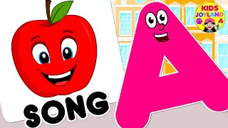 The ABC Phonic Song  Kids Learning Video  A is for Apple a a Apple  B is for Ball b b Ball [upl. by Edyth686]