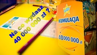 Kumulacja w lotto  co zrobisz z wygraną [upl. by Ume]