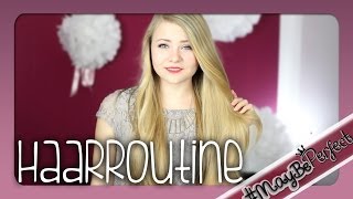 MEINE HAARROUTINE  Waschen Pflege amp neuer Schnitt  MayBePerfect [upl. by Adnar385]