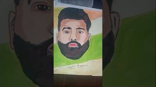 rohit sharma drawing rohit sharma drawing easy shorts [upl. by Mell]