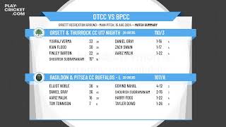 Orsett amp Thurrock CC U17 Nighthawks v Basildon amp Pitsea CC Buffalos  U17 [upl. by Eceirahs]