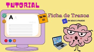 Tutorial  Crea una Ficha de trazos con WORD [upl. by Nuawd132]