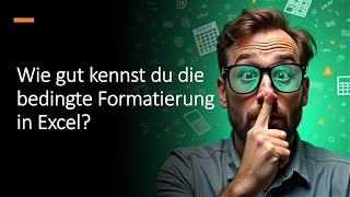 Bedingte Formatierung in Excel  Überlappende Zeiten erkennen 🚀 [upl. by Somerville40]