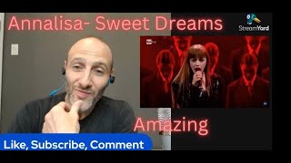 Annalisa Sweet Dreams cover Sanremo 2024 Reaction [upl. by Maggi589]