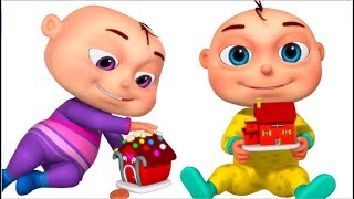 Five Little Babies Playing With Dough Build House  Videogyan 3D Rhymes  Original Learning Songs [upl. by Asirram747]