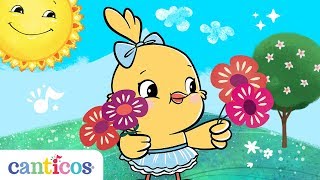 Canticos  La Pollita Kiki  Canciones infantiles  Aprende inglés [upl. by Neitsirk]