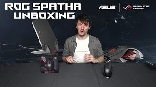 ROG Spatha unboxing  test [upl. by Hluchy467]