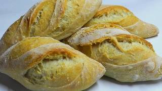 MINI BAGUETTE NoKnead Overnight Dough Recipe [upl. by Hedgcock980]