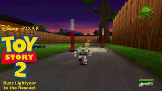 Toy Story 2 Buzz Lightyear to the Rescue 100  Part 2  Andys Neighborhood 12 [upl. by Oirramed898]