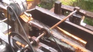 12 V waterwheel generator Installation Rostfest 2012 [upl. by Eyla641]