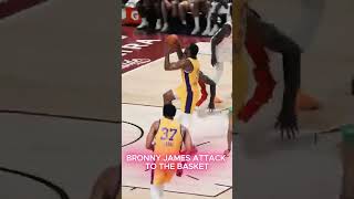 BRONNY JAMES DRIVE TO THE BASKET [upl. by Stets]