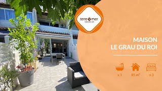 Maison le Grau du Roi avec jardin à vendre [upl. by Ahsied]