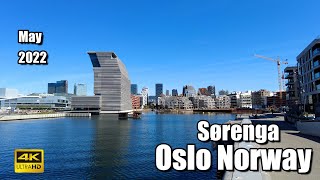 SØRENGA Morning Walk OSLO NORWAY 4K 60fps [upl. by Fulbright]