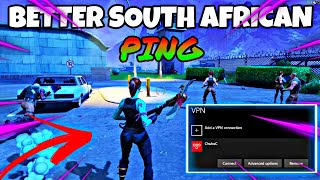 How to IMPROVE your Fortnite ping South Africa ALL PLATFORMS [upl. by Karin408]