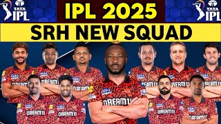 IPL 2025  Sunrise Hyderabad Full Squad  SRH Squad 2025  SRH Full Squad 2025  SRH New Squad 2025 [upl. by Greene571]