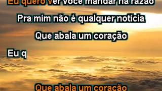 Djavan Fato consumado Karaoke [upl. by Neeruan706]