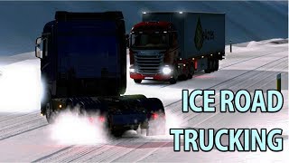 ICE ROAD TRUCKING  Heading To Reykjavik Iceland  Part 7  Euro Truck Simulator 2 [upl. by Assenev]