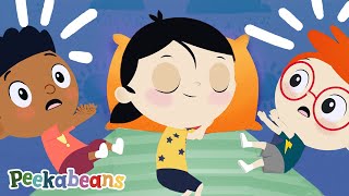 Ten In The Bed Song  Kids Songs amp Nursery Rhymes with Peekabeans [upl. by Nedah]