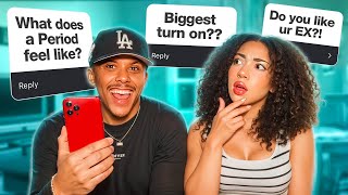 Asking My GIRLFRIEND Questions Guys Are Too Afraid To Ask… [upl. by Inatsed]