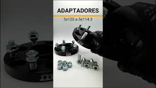 Adaptadores de llantas de 5x120 a 5x1143 [upl. by Oijres]