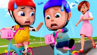 Lets Ride a Bike  Bicycle Safety Song  More Nursery Rhymes amp Kids Songs [upl. by Askwith]