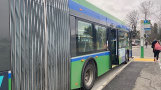 Burnaby Translink 2019 New Flyer XDE60 B19032 on R2 Marine Drive to Phibbs Exchange [upl. by Appleton]